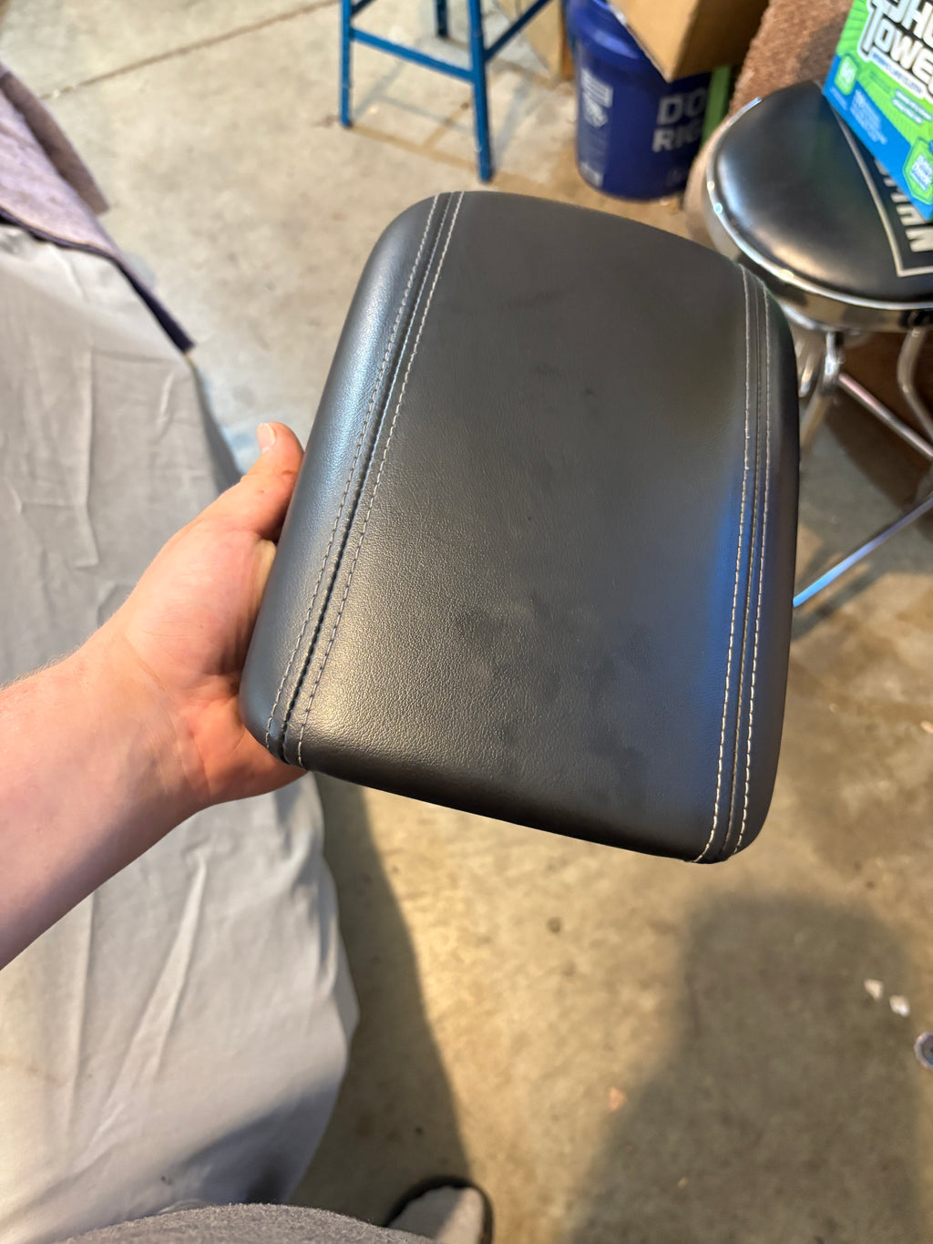 Ve/VF Leather Console lid cap