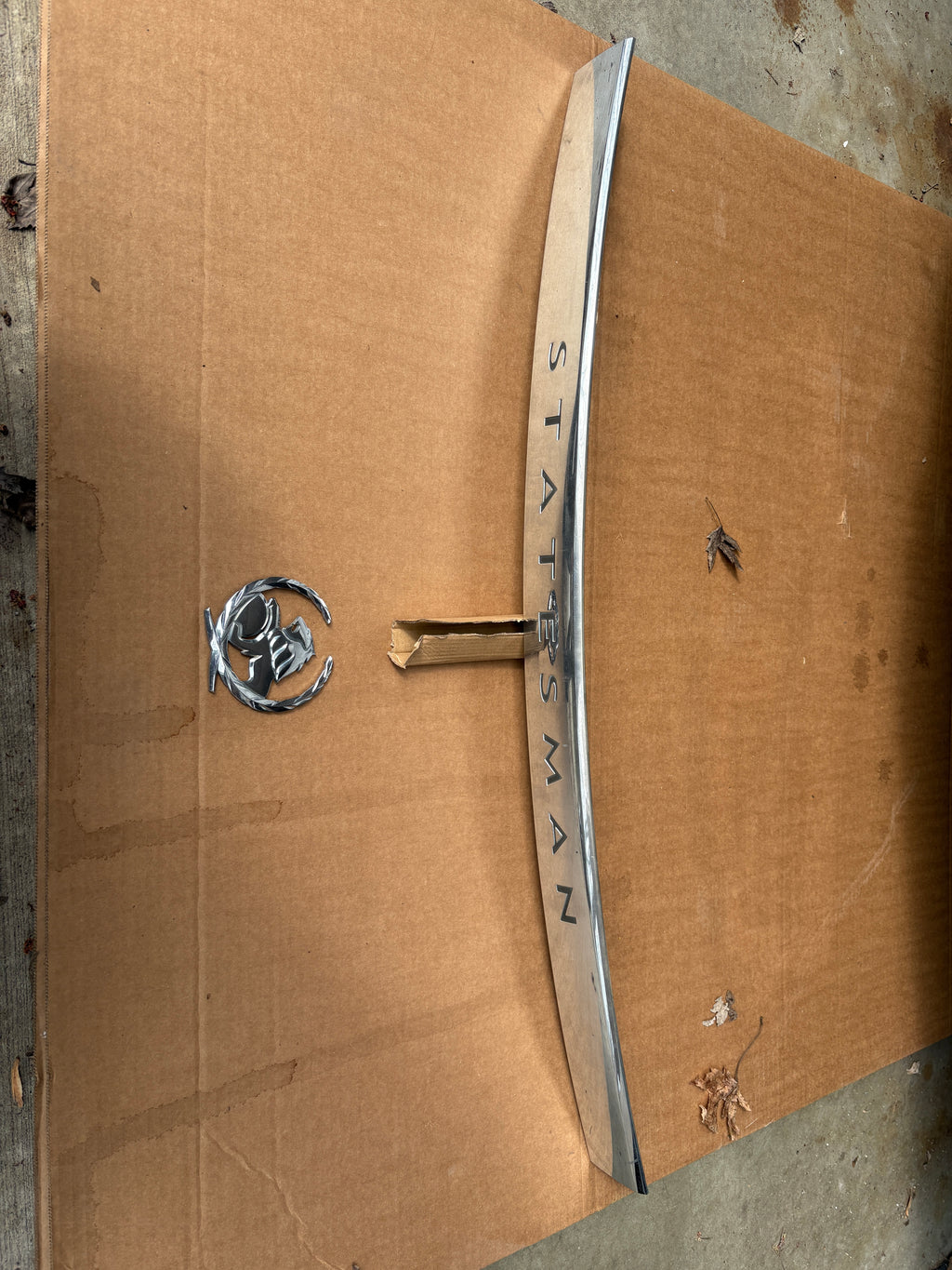 Holden Statesman Trunk Strip/ Holden Emblem