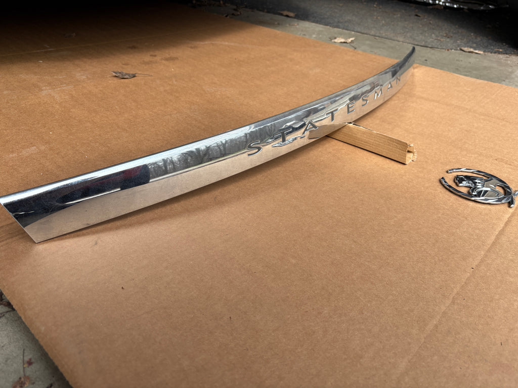 Holden Statesman Trunk Strip/ Holden Emblem