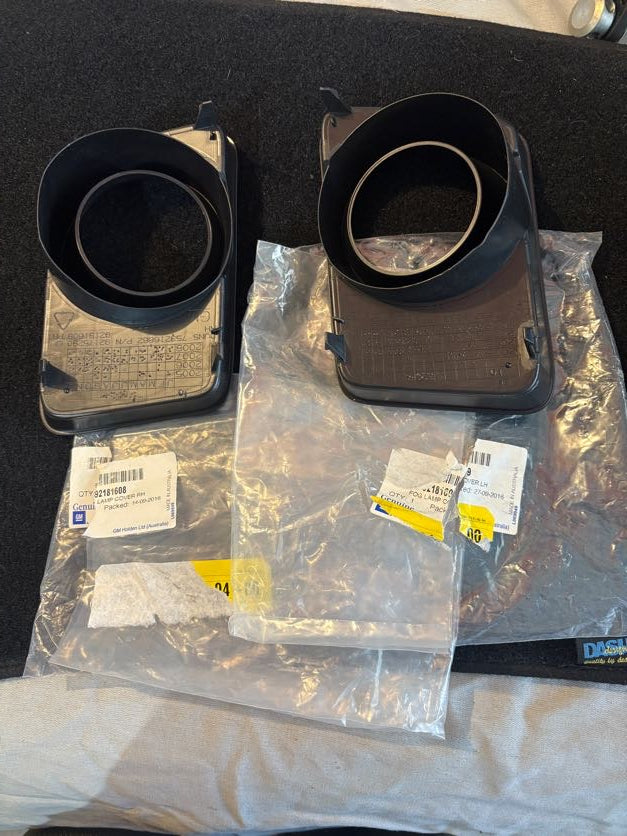 Series 1 Commodore bumper fog bezels